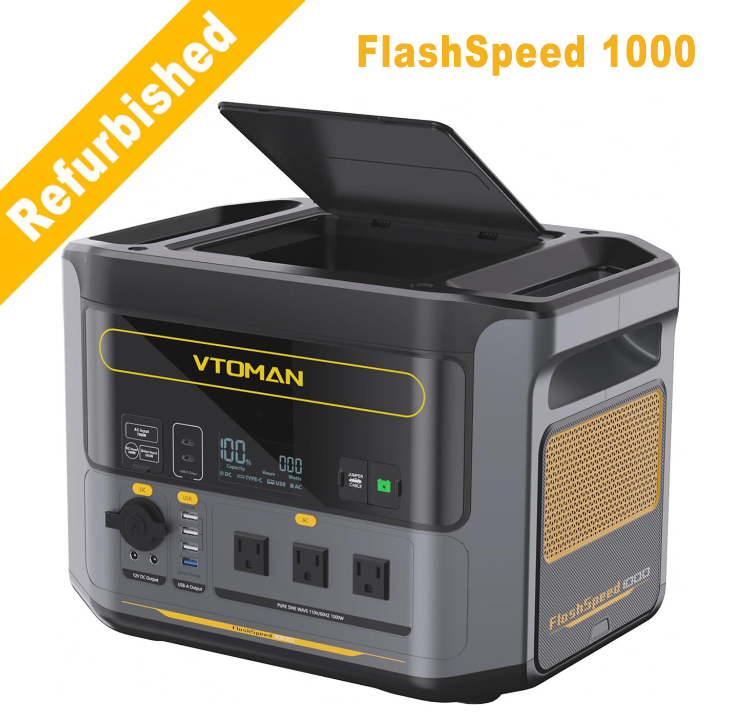 VTOMAN FlashSpeed 1000 Portable Power Station 1000W UPS LiFe