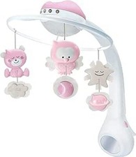 Infantino 3in1 Projection Light up Musical Baby Infant Crib Mobile