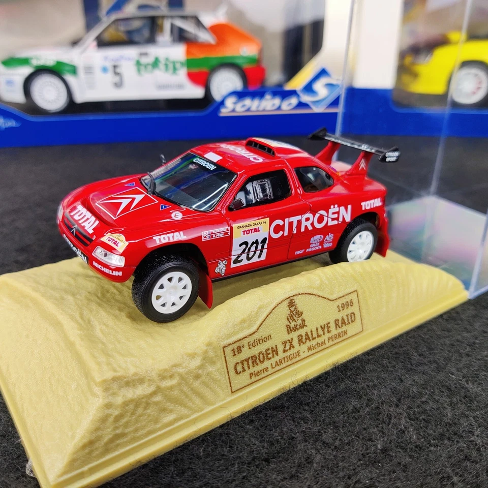 AUTO NOREV PARIS DAKAR CITROEN ZX RALLYE RAID 1996 #201 LARTIGUE/PERIN 1:43 - Immagine 3 di 4