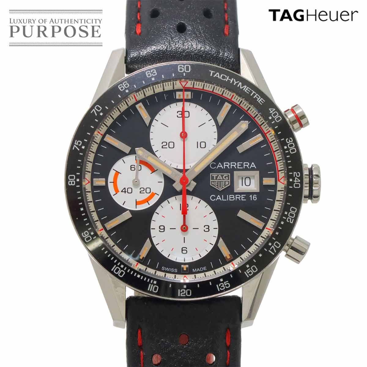 TAG Heuer Carrera CV201AP Chronograph Leather