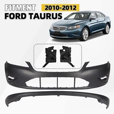 For 2010 2011 2012 Ford Taurus Front Bumper Cover W/ Lower Fascias W/Bracket Kit