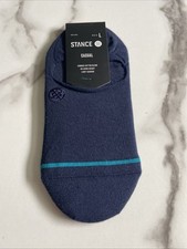 New Stance Sport Designer Mens Performance Casual No Show Socks Size L 9-12
