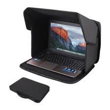 Privacy & Sun Protection Cover， Foldable Laptop Sunshade for Travel