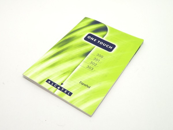 Vintage Alcatel OneTouch 300/301/302/303 User's Manual Spanish