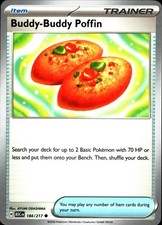 Buddy-Buddy Poffin 184/217 Common Ascended Heroes Pokemon Lightly Played
