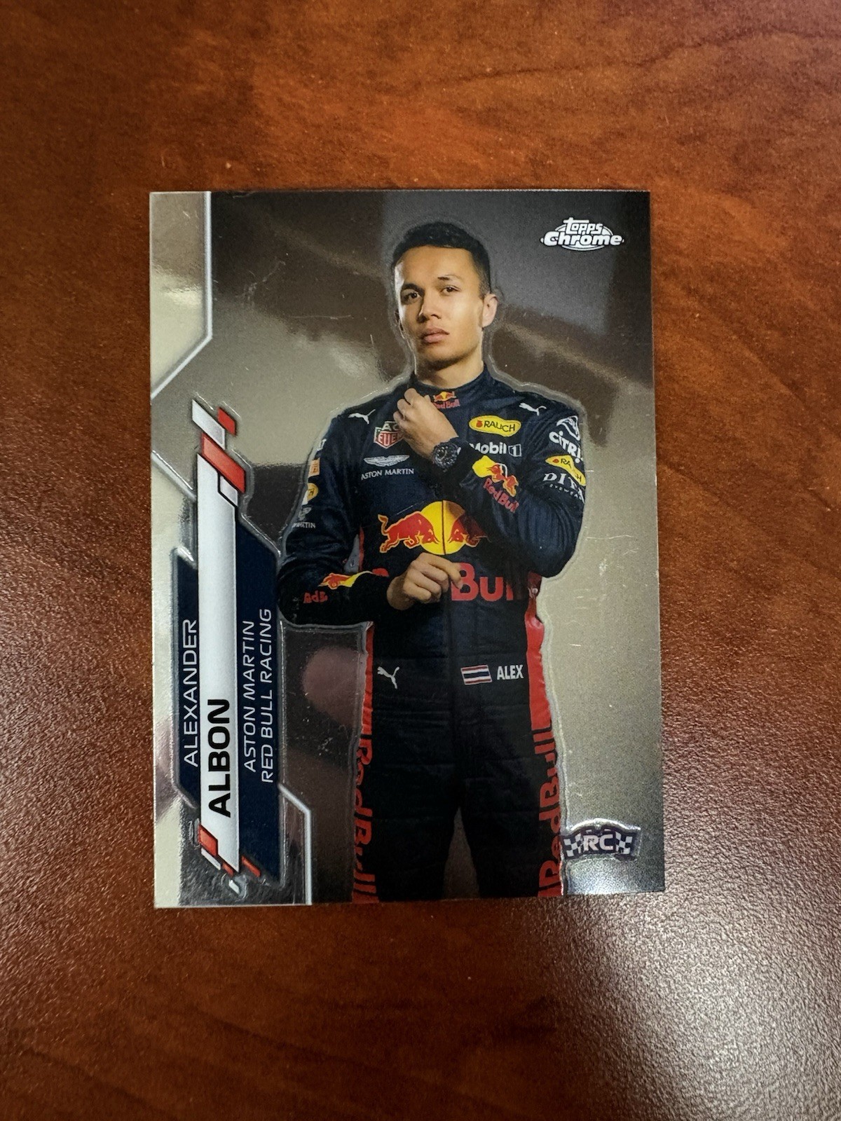 2020 Topps Chrome Formula 1 - F1 Racers Alexander Albon #5 (RC)