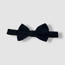 Ryan Seacrest Distinction Men's Blue Silk Solid Pre-Tied Bow Tie