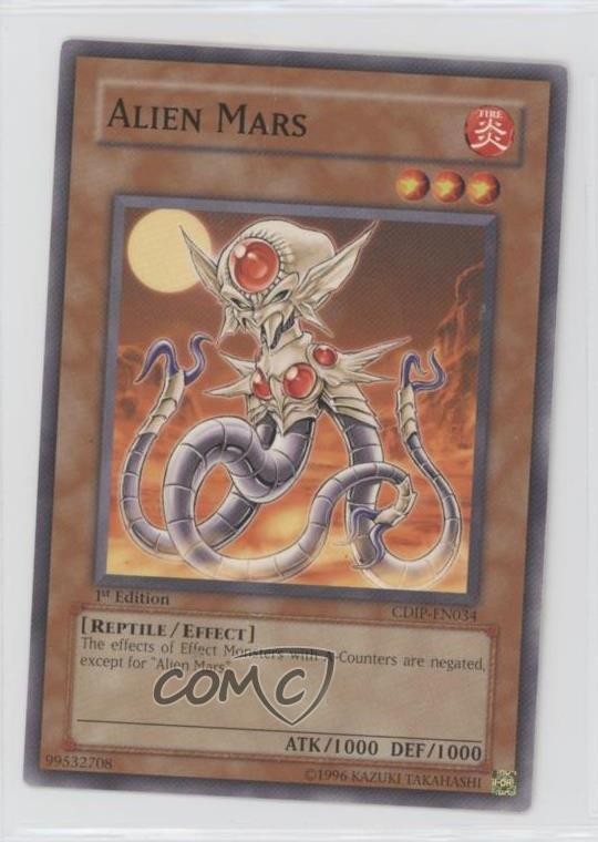 Alien Mars 1st Ed. YuGiOh Cyberdark Impact #CDIP-EN034 2006