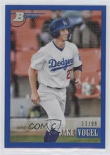 2021 Bowman Heritage Prospects Blue Chrome Refractor 11/99 Jake Vogel #175 0j81