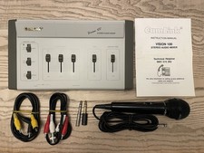 Camlink Vision 100 Stereo Audio Mixer With Microphone, Cables And Instructions