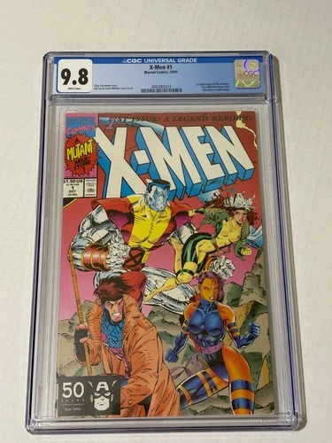 X-Men # 1 (10/91) CGC Graded Comic Book 9.8 NM/M WP Jim Lee Art