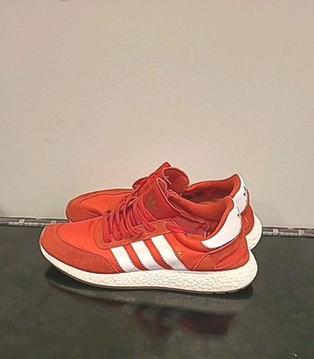  Adidas INIKI Runner Boost Red White GUM Sneakers Men's Shoes Sz 13.5 BB2091