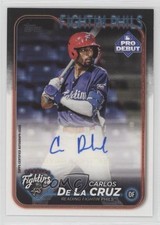 2024 Topps Pro Debut Auto Carlos De La Cruz #PD-51 Auto 1f8
