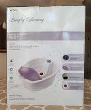 Vivitar Simply Relaxing Water Massage Foot Spa Easy Operation Non Slip Rubber