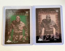 Erik 2025 Topps Chrome WWE Cactus Jack FAMED PHENOMS GREEN #46/99 #FMP-46 & Base