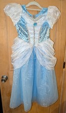 Disney Store CINDERELLA Deluxe Costume Dress GIRLS Size 7-8