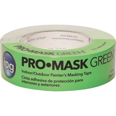 IPG ProMask Green 1.41 In. x 60 Yd.  Green Painter's Grade Masking Tape IPG