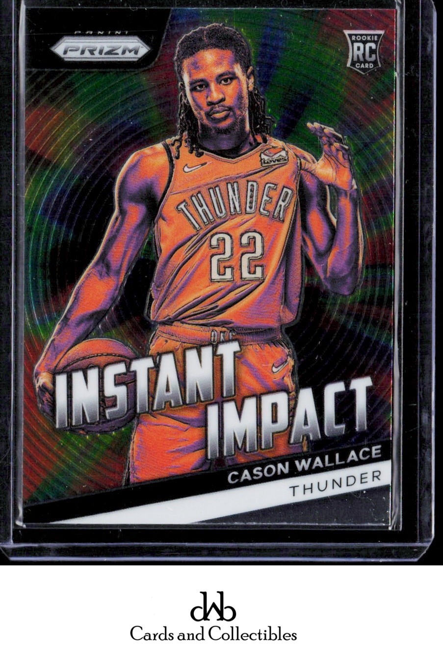 2023-24 Panini Prizm #15 Cason Wallace Instant Impact Rookie