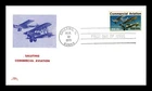 US COVER COMMERCIAL AVIATION 50TH ANNIVERSARY FIRST DAY ISSUE COLONIAL CACHET