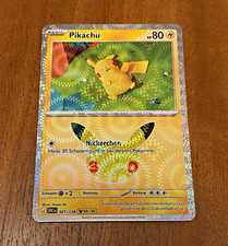 Carta Pokémon TCG Pikachu 027/128 ITA Holo 30 anni collezione 30C NM 05/30
