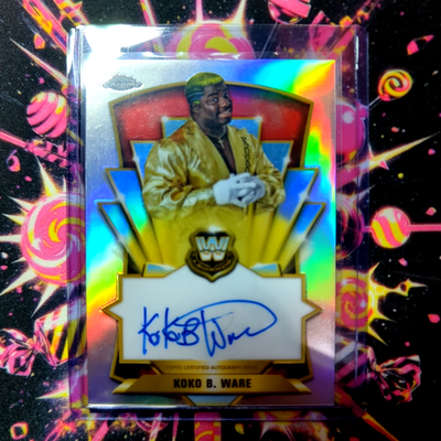 2026 Topps Chrome WWE Legendary Koko B Ware Refractor Auto LCA-KW