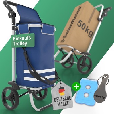 Einkaufstrolley Klappbar Einkaufswagen Einkaufsroller Shopping Trolley Handwagen