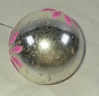 Vintage Mercury Glass JUMBO Shiny Brite Corning Christmas Mica Flower Ornament — photo 6