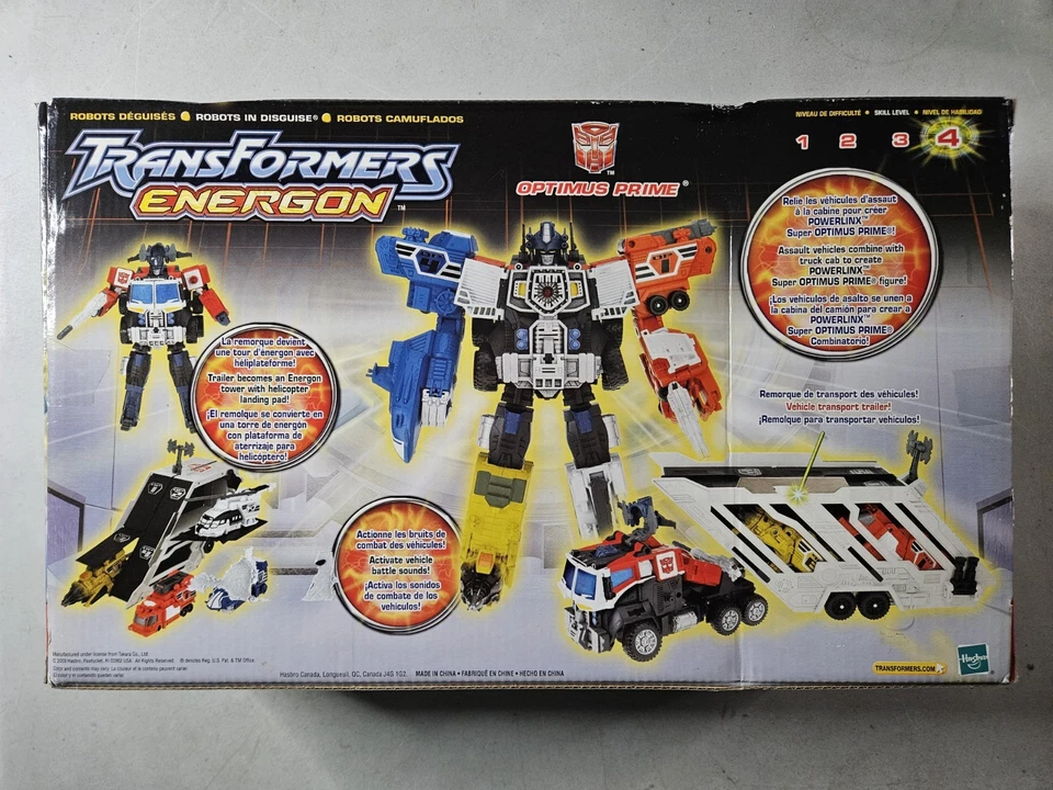 2004 Transformers Energon Optimus Prime Nib New Sealed - Image 3 of 4