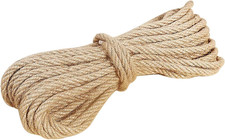 6mm Jute Twine, 1/4  Natural Jute Rope,Heavy Duty Twine for Cat Tree and Tower...