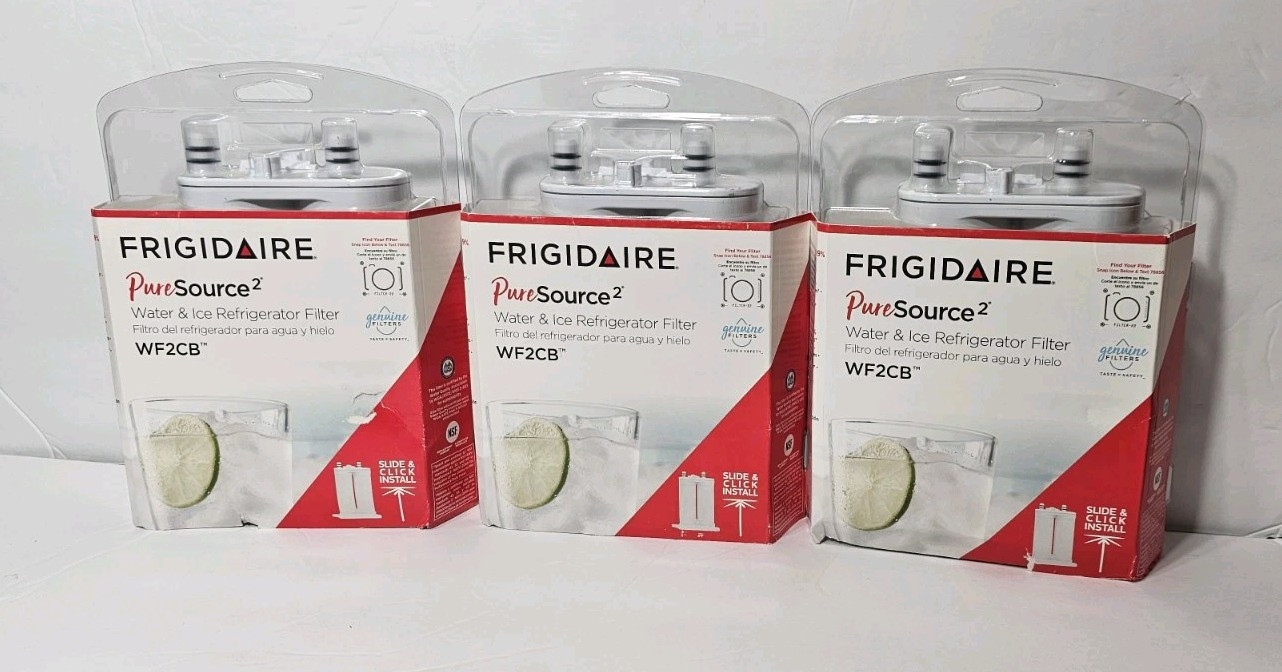 Lot of 3 Frigidaire WF2CB PureSource2 Water Filter White NISB NEW Authentic OEM