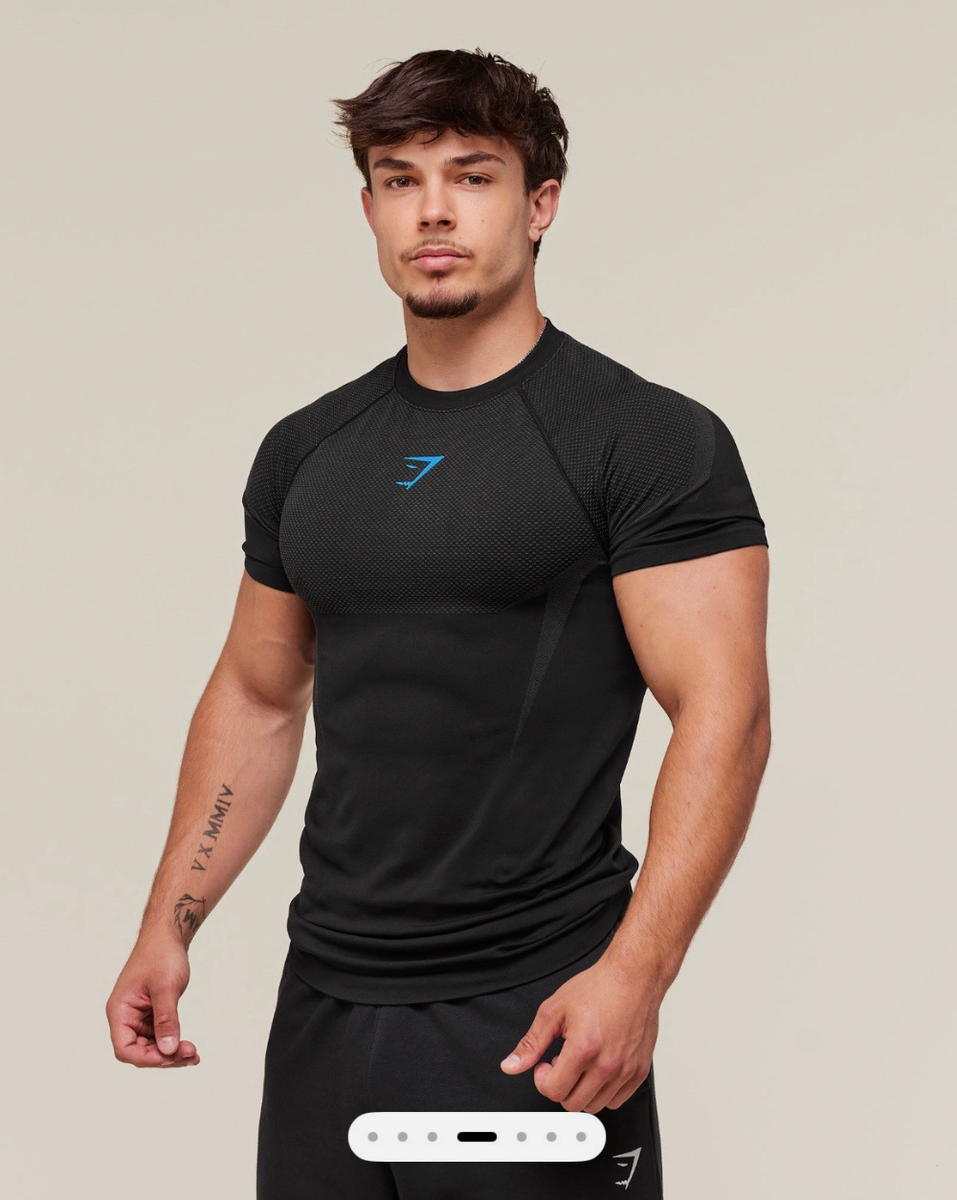 Gymshark Onyx v5 Seamless T-Shirt - XXXL - Black *IN-HAND* ✓ US