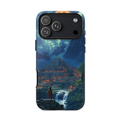 Phone Ink - iPhone/Galaxy/Pixel Case - Inca Ancient City Pyramid