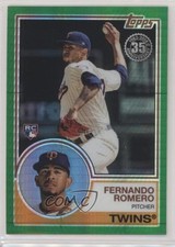 2018 Topps Silver Pack 1983 Design Chrome Green 12/99 Fernando Romero #111 00gy