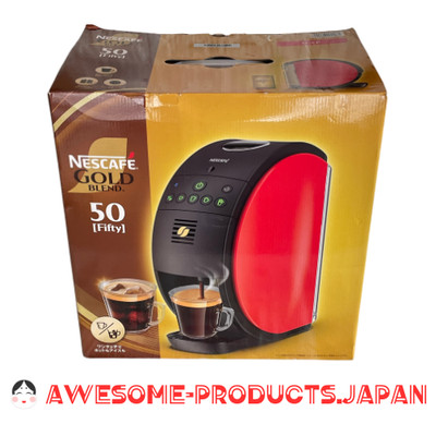 Nescafe Gold Blend Barista 50 Fifty Model Coffee Maker SPM9639 Red AC 100V