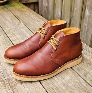 Vintage 90s Red Wing traction tred Chukka 595 Boots Brown Leather US 9 Red wing 595 chukka - Gem main image 2