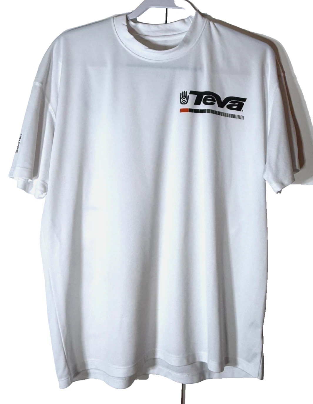 Teva Logo Short-Sleeve Micropolyester Shirt Made by SportHill White Men's XL
Opens in a new window o