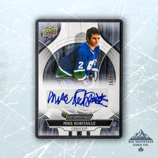 Engrained Icons Hockey MIKE ROBITAILLE Ebony Autograph 15/15 CA-KR