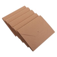 5 Pcs Folding Storage Album Blank Scrapbook-chipboard Birthday Memory