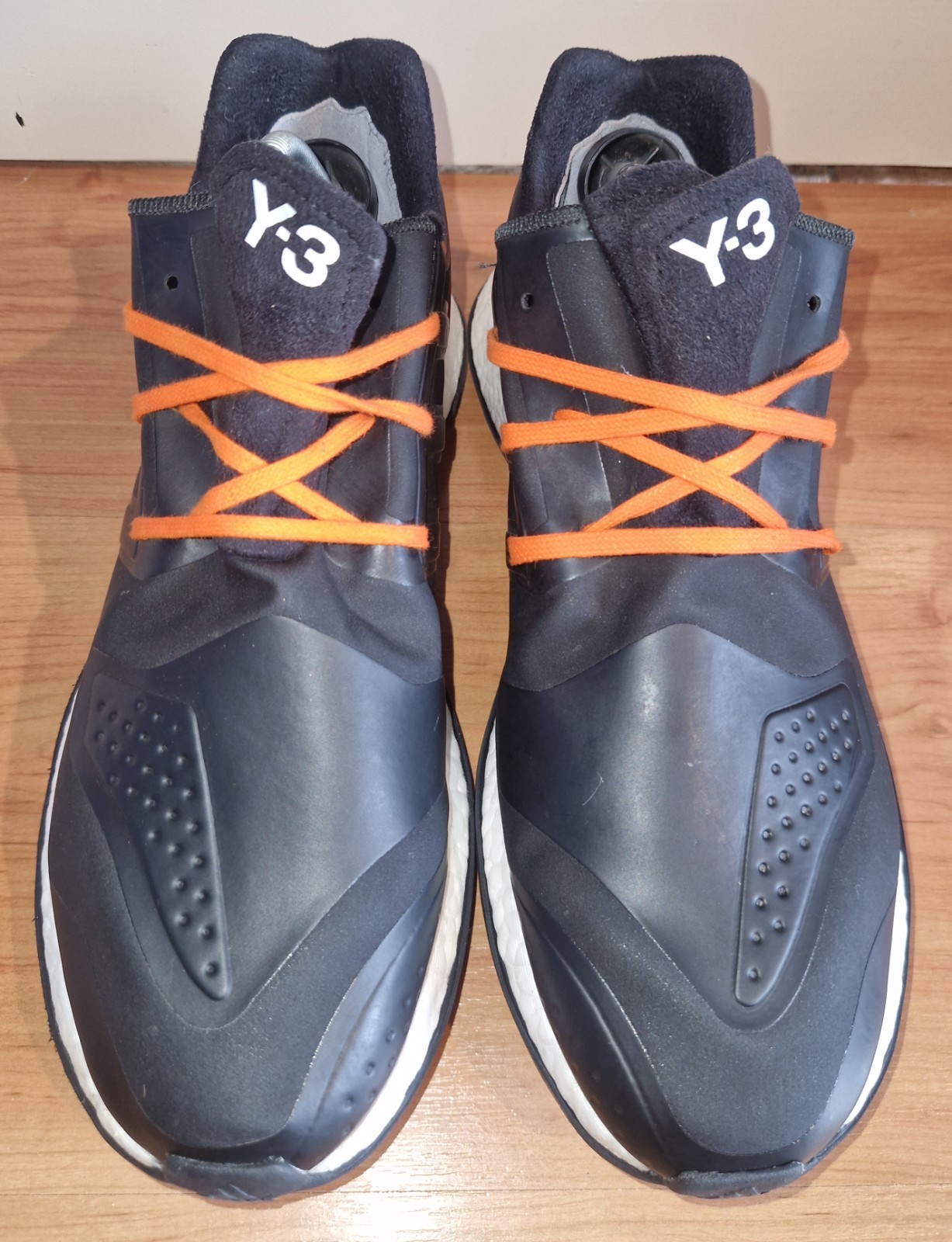 RARE Mens 2016 Adidas Yohji Yamamoto Y3 Pureboost ZG Black Trainers BB5397 UK 10 image 2