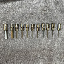 SNAP-ON TOOLS 11pc 1/4" Drive SAE Hex Driver Bit Socket Set (1/16-5/16) USA