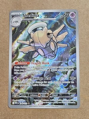 Shedinja 144/132 Mega Evolution Illustration Rare Full Art Holo Pokemon TCG NM/M