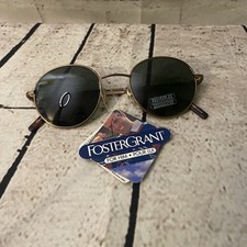 NWT Vintage Deadstock Foster Grant Wire Framed Round Sunglasses Grand Debut Men