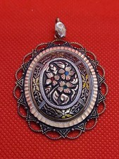 Bijoux Pendentif Damascène, or de tolede métal doré