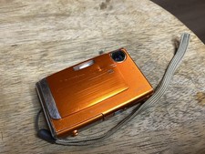 Fujifilm FinePix Z10fd Digital Camera Orange 7.2 MP Tested Working NO CHARGER