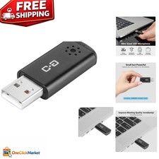 High Sensitivity USB Microphone - Compact  Portable for Clear Calls Everywhere