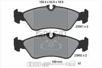Bremsbelagsatz BremsklöTze FüR Mercedes-Benz Sprinter 3-T Kasten 903 B903