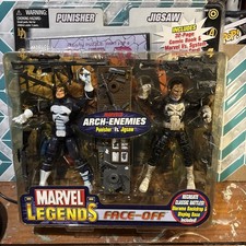 Marvel Legends Face Off Punisher vs. Jigsaw Action Figure Set 2006 Toy Biz NEW