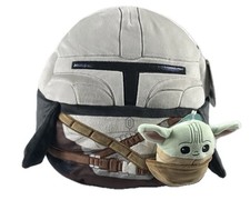 Squishmallows Star Wars Mandalorian with Grogu 12 and 3.5 Inches Soft Plush New