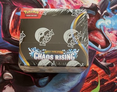 Mega Evolution-Chaos Rising Booster Box (36 Packs) Brand New SEALED