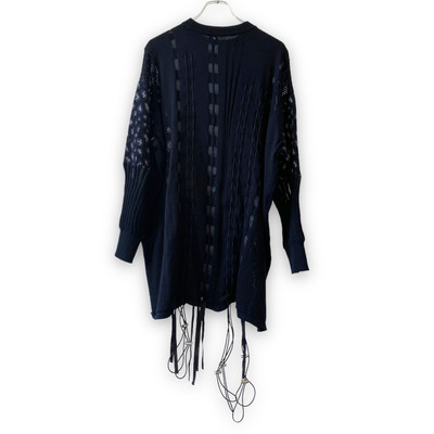 Kidill Rurumu 21Ss Drawcord Knit Size F Black Kl495 Kidil Kidill Rurumu 21Ss Drawcord Knit Size F Black Kl495 Kidil